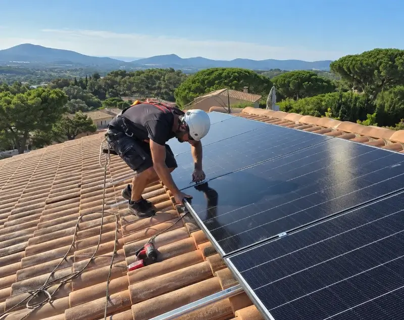 Installateur panneaux solaires Champagnac — pose photovoltaïque sur toiture